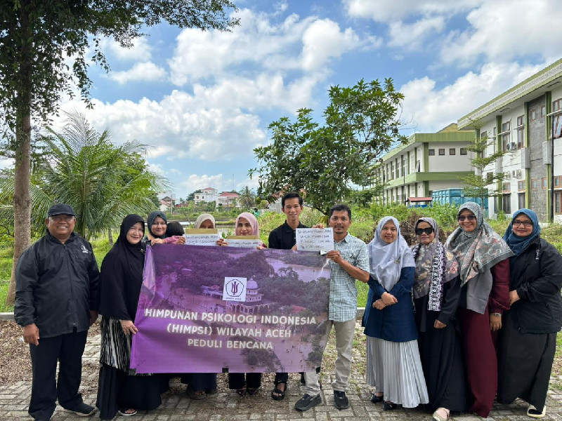 HIMPSI Aceh Bantu Mahasiswa Terdampak Bencana