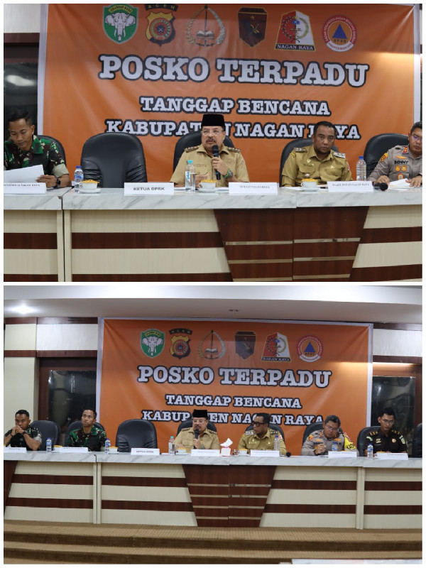 TRK Pimpin Rakor Tanggap Darurat, Pemkab Kebut Pendataan Dampak Banjir di Nagan Raya