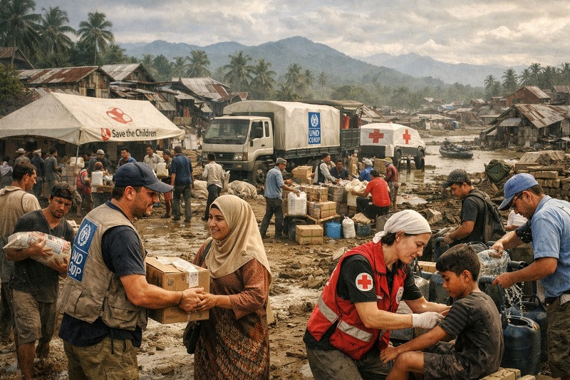 Jejak Bantuan Asing Pascabencana Aceh