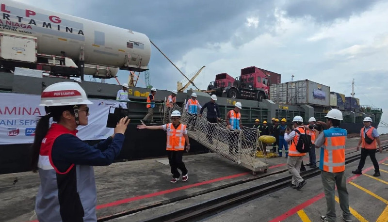 Pertamina Kirim Ribuan Tabung LPG ke Aceh Lewat Jalur Laut