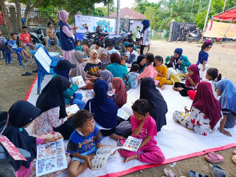 Perpusnas dan USK Hadirkan Mobil SAHABAT, Jangkau 1.260 Anak di Wilayah Terdampak Bencana