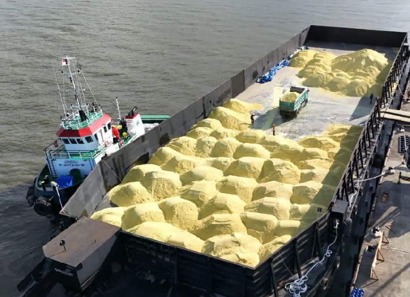 PT PEMA Kembali Kapalkan 3.113 Ton Sulfur dari Aceh ke Sulawesi