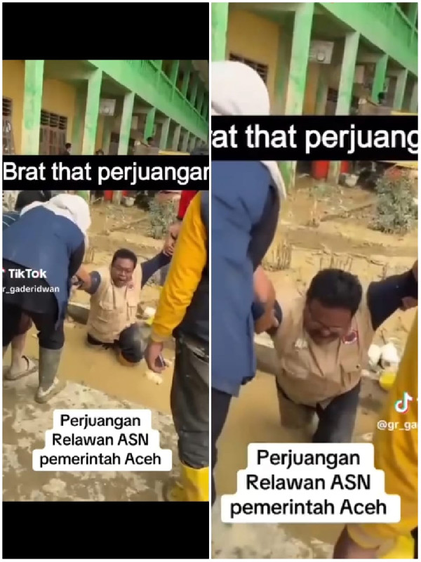 Kisah Kecil Relawan ASN Aceh Bersihkan Fasilitas Publik