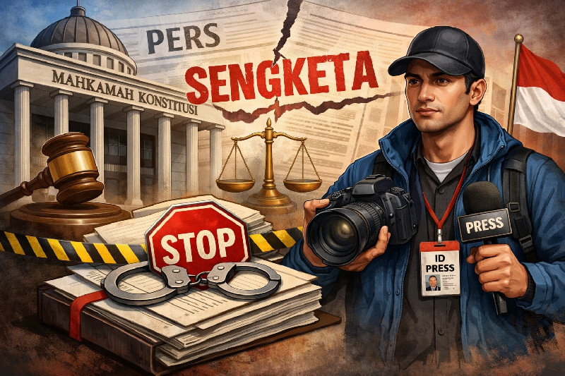 MK Pertegas Perlindungan Wartawan, Sengketa Pers Tak Bisa Langsung Dipidanakan