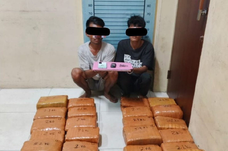 Polres Aceh Tenggara Gagalkan Peredaran 50,7 Kg Ganja Tujuan Medan