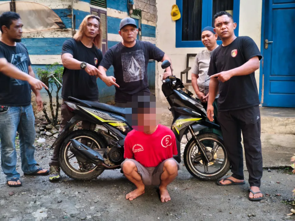Polres Aceh Barat Tangkap Pelaku Curanmor, Dua Motor Curian Diamankan