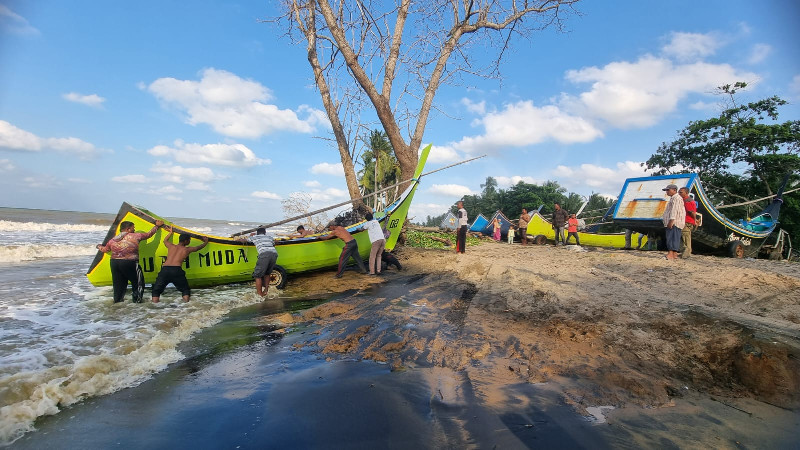 Alat Tangkap Rusak Akibat Banjir dan Abrasi, Nelayan Lhok Puuk Banyak Terjerat Utang