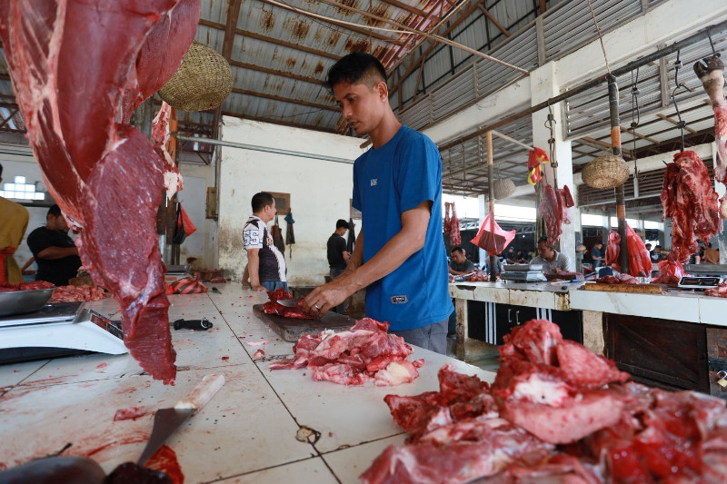 Dua Bulan Pasca Banjir, Harga Daging Sapi dan Kerbau di Banda Aceh Kian Stabil