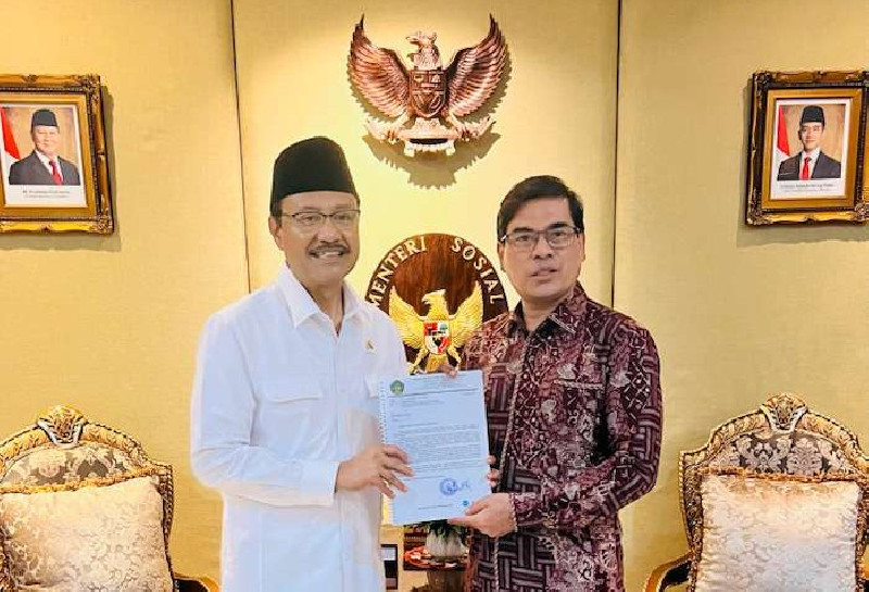 Rektor UIN Ar-Raniry Temui Mensos, Ajukan Bantuan bagi Mahasiswa Terdampak Banjir