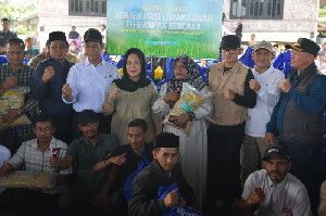Lahan Sawah Terdampak Bencana di Aceh Utara Mulai Direhab