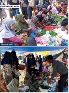 Pasca Banjir Bandang, Aktivitas Pasar di Desa Babo Aceh Tamiang Kembali Bergeliat