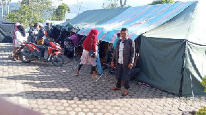 Pengungsi Kecamatan Timang Gajah Kembali ke Kampung Usai Status Gunung Burni Telong Turun