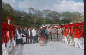 Jembatan Darus Rampung, Akses Bener Kelipah-Permata Kembali Normal