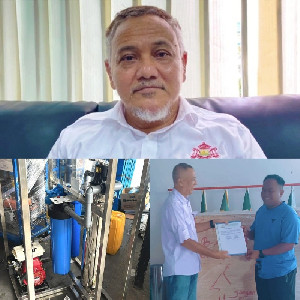 KADIN Indonesia Bantu 2 Unit Mesin Pemurnian Air Untuk Korban Banjir dan Longsor Aceh