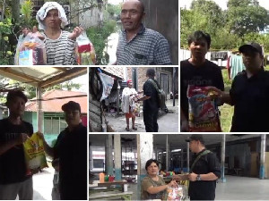 Jurnalis Deli Serdang Door to Door Bantu Warga Terdampak Banjir