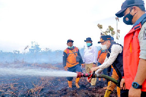 Karhutla Kembali Terjadi, Bupati Aceh Barat Janji Tambah Peralatan Damkar