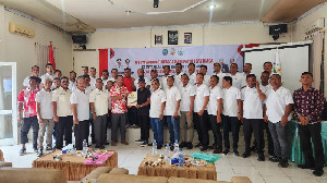 Musorkablub Sah dan Konstitusional, Zalkarnaini Resmi Jabat Ketua KONI Abdya