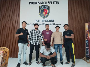 Polres Aceh Selatan Amankan Pelaku Pencurian Kotak Amal Masjid di Kecamatan Bakongan