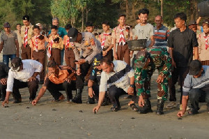 90 Tukik Dilepas di Pantai Blang Mee, Pemkab Aceh Besar Dukung Konservasi Penyu