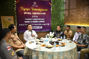 Penasihat Khusus Presiden &lsquo;Ngopi Kebangsaan&rsquo; Bareng Alumni Lemhannas, Apresiasi Nasionalisme Orang Aceh