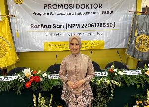 Dari Desa di Pidie hingga Doktor UI, Kisah Ketekunan Sarlina Sari Menembus Batas