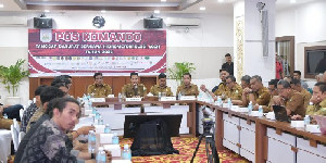 Sekda Aceh Terima Aliansi Mahasiswa, Paparkan Progres Penanganan Pascabencana