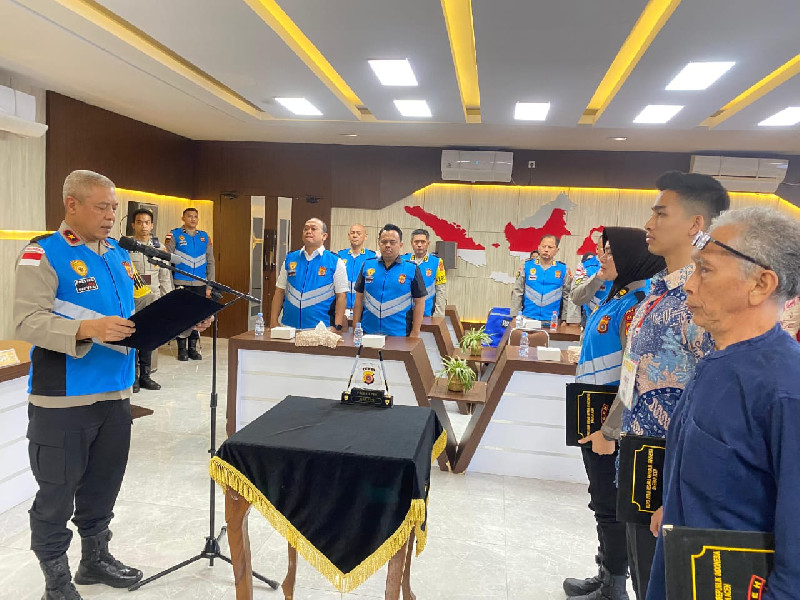 Polda Aceh Tandatangani Pakta Integritas dan Ambil Sumpah Panitia Penerimaan SIPSS 2026