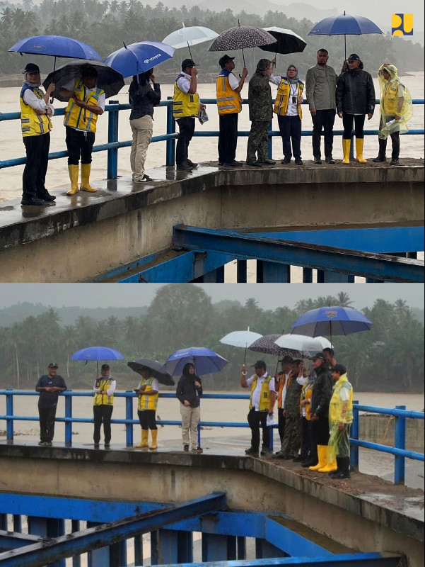 Kementerian PU Identifikasi Kerusakan Bendung D.I. Pante Lhong Pascabencana di Bireuen