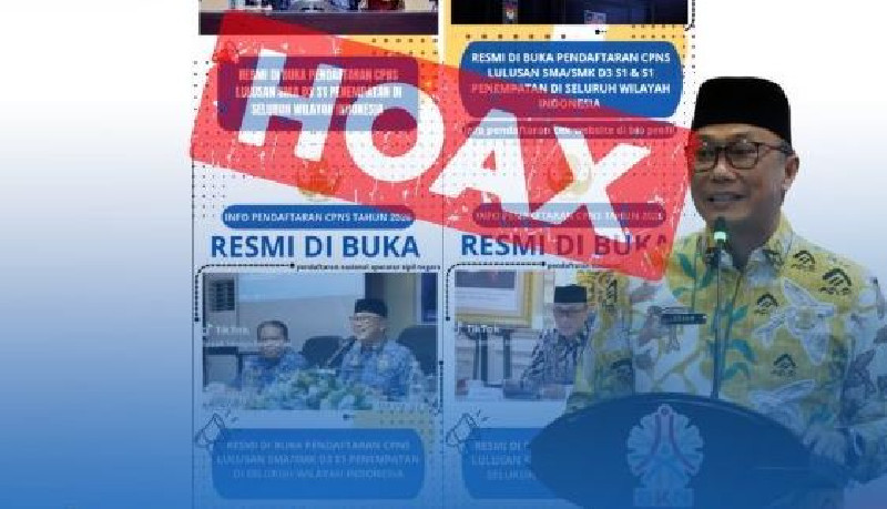 Video Pendaftaran CPNS 2026 di TikTok, BKN: Hoaks dan Deepfake