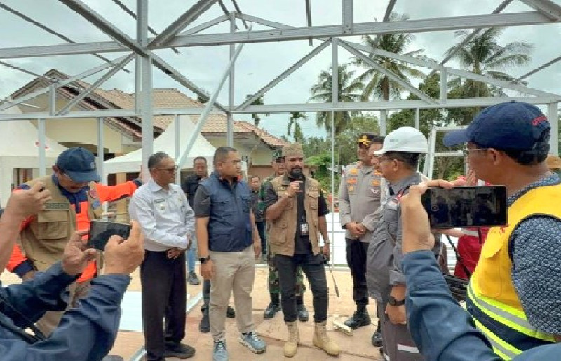 Huntara untuk Korban Bencana Banjir di Aceh Timur Mulai Dibangun