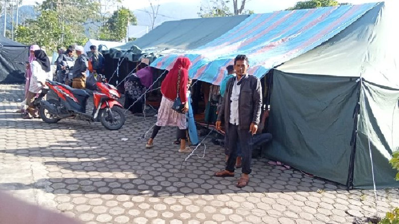 Pengungsi Kecamatan Timang Gajah Kembali ke Kampung Usai Status Gunung Burni Telong Turun