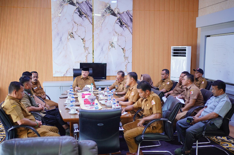 Pemkab Nagan Raya dan BNPB Bahas Strategi Percepatan Hunian Sementara