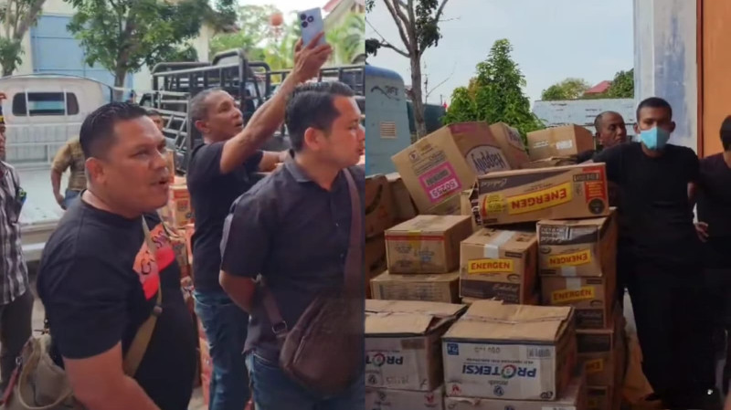 Puluhan Keuchik Gandapura Kecewa Bantuan BPBD Bireuen Tertahan