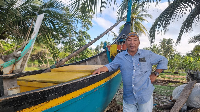 Bencana Banjir dan Abrasi Perparah Kehidupan Nelayan Seuneudon Aceh Utara