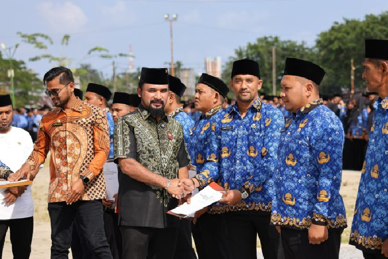 Bupati Aceh Timur Lantik 4.816 PPPK Paruh Waktu