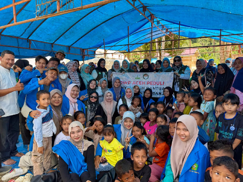 DWP Aceh Salurkan Bantuan Pemulihan Pascabencana dan Tinjau Sekolah Terdampak di Aceh Timur