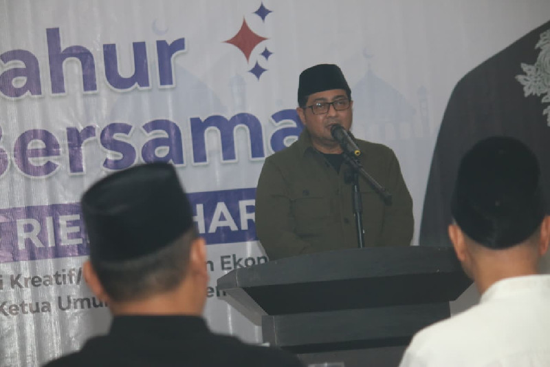 Sahur di Luengbata, Riefky Serukan Konsolidasi Total Demokrat Aceh Menuju 2029