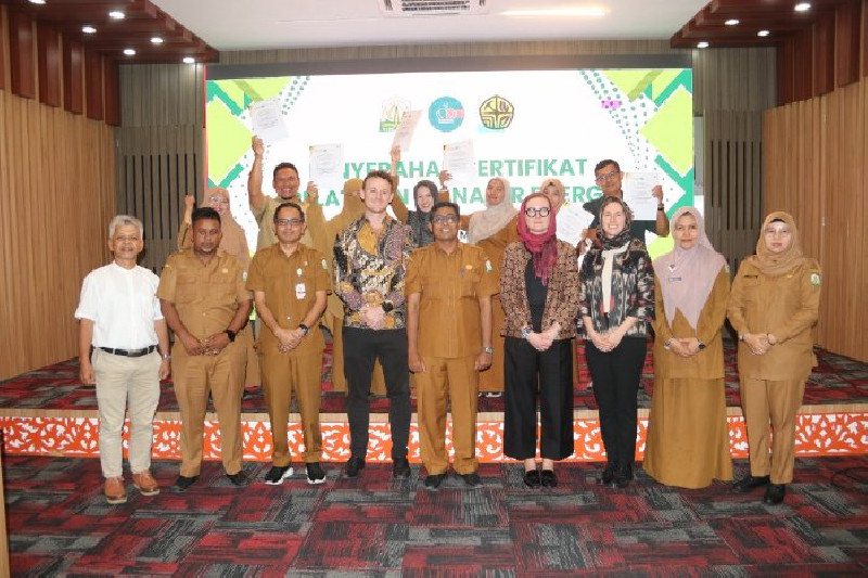 Sinergi INDODEPP-ESDM: Enam ASN Aceh Resmi Bersertifikasi Manajer Energi