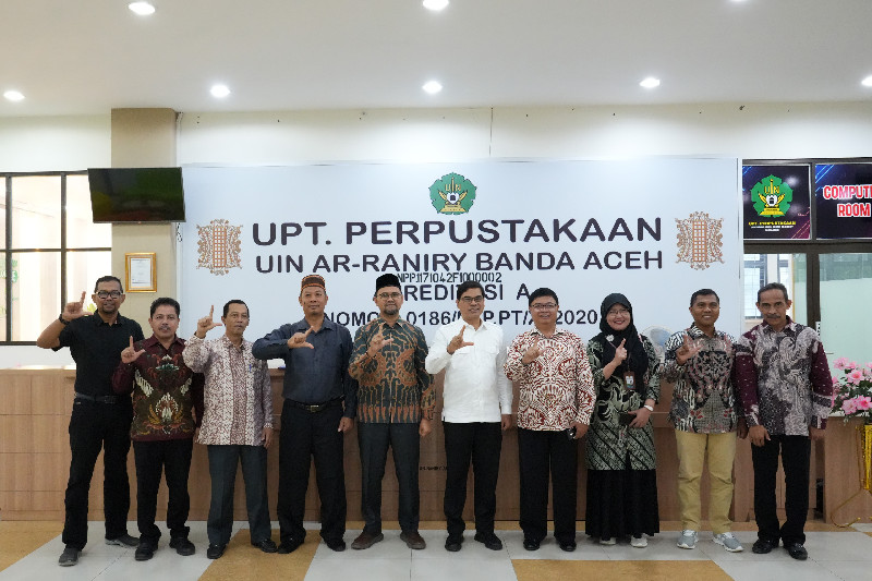 Perpustakaan UIN Ar-Raniry Raih Akreditasi A dari Perpusnas