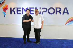 KONI Laporkan Persiapan PON XXII/2028 NTT-NTB kepada Menpora Erick Thohir