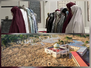 Masjid &ldquo;Penghadang&rdquo; Kayu di Aceh Tamiang Kembali Hidup, Tarawih Perdana Penuh Haru