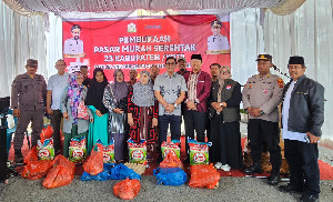 Warga Berbondong-bondong Hadiri Pembukaan Pasar Murah Serentak di Takengon