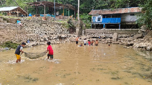Kolam Mata Ie Aceh Besar Kembali Kering Akibat Kemarau