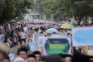 Ribuan Warga Tumpah Ruah di Banda Aceh, Kirab Tarhib Ramadan Berlangsung Meriah!