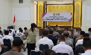 110 Personel Ikuti Mapping dan Tes Psikologi Senpi di Polres Aceh Selatan