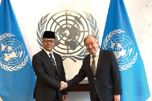 Menlu Sugiono dan Sekjen PBB Bahas Perdamaian Palestina dan Penguatan Sistem Multilateral