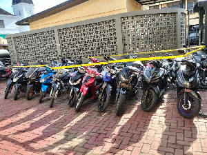 Ganggu Kenyamanan Ibadah, 33 Motor Berknalpot Brong Diamankan Polresta Banda Aceh