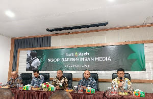 Ngopi Pagi Bank Aceh Syariah dan Media: Merawat Kepercayaan Pascabencana