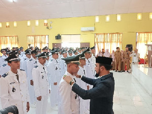 Bupati Aceh Timur Lantik 106 Geuchik Gelombang III, Satu Perempuan Terpilih
