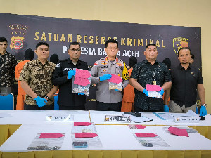 Pemilik Toko Mas Ilham di Aceh Besar Ditangkap, 85 Korban Rugi 1,6 Kg Emas